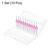sourcing map 10pcs PCB Drill Bit Set 1/8" Shank 1mm