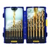 HSS Titanium Metal Drill Bit Set, 15 Piece
