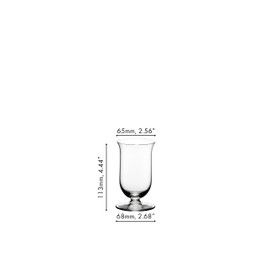 Riedel VINUM Whisky Glass, 2 Count (Pack of 1), Clear ,7.05ounce