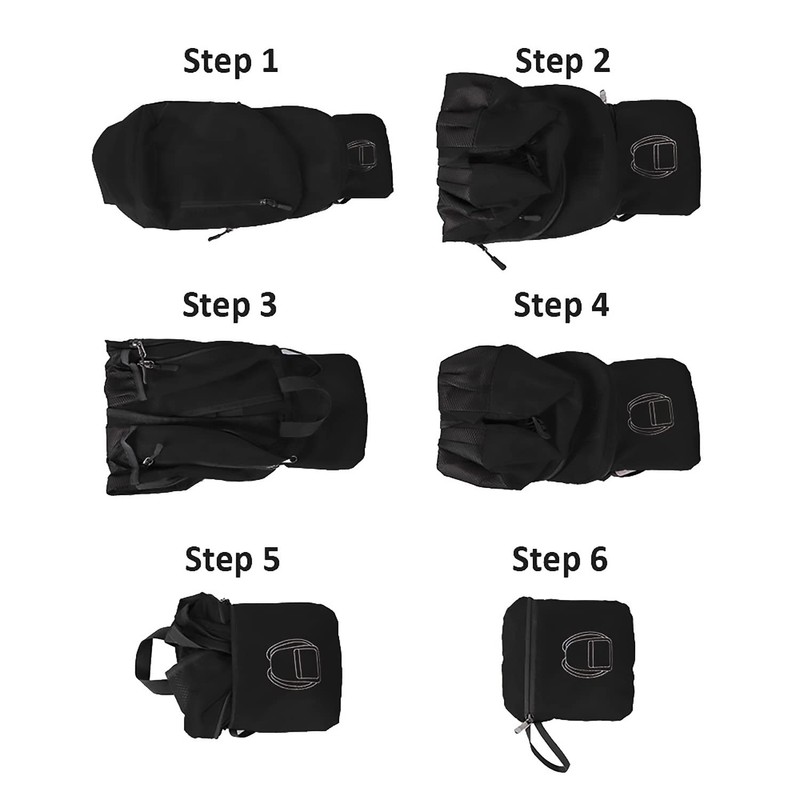MounTop Mochila ligera plegable resistente al agua para viajes, senderismo,