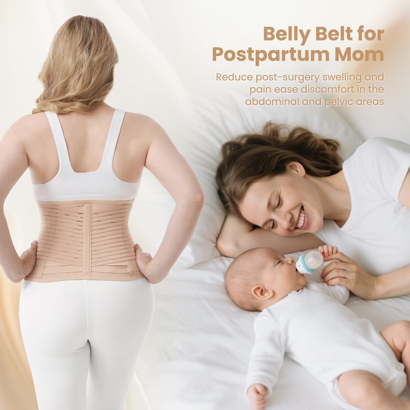 Trendyline Postpartum Belly Band for Women: Abdominal Binder for C