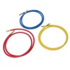 3pcs 150cm Refrigerant Charging Hose Air Conditioner Charging Hose 1/4in