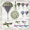 Jerify 20 Pcs Parachute Toy for Kids Army Toys Flying