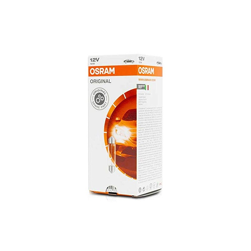 Osram 6411 Original Sofit Lamp Socket SV8.5-8, 12 V, 10