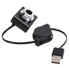 Webcam Clipon USB2.0 Camera with Retractable Cable 640 x 480