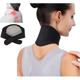 YJZQ Neck Warmer Self-Heating Neck Brace Neck Warming Neck Heating Pad Magnetic Therapy Neck Support Winter Neck Protection Collar Belt with Velcro Fastener