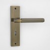Decoranddecor Hera Antique Brass Keyhole Backplate Door Handles Set –