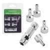 Timbertech Airbrush Quick Release Disconnect with 4PCS G1/8" Male Fittings