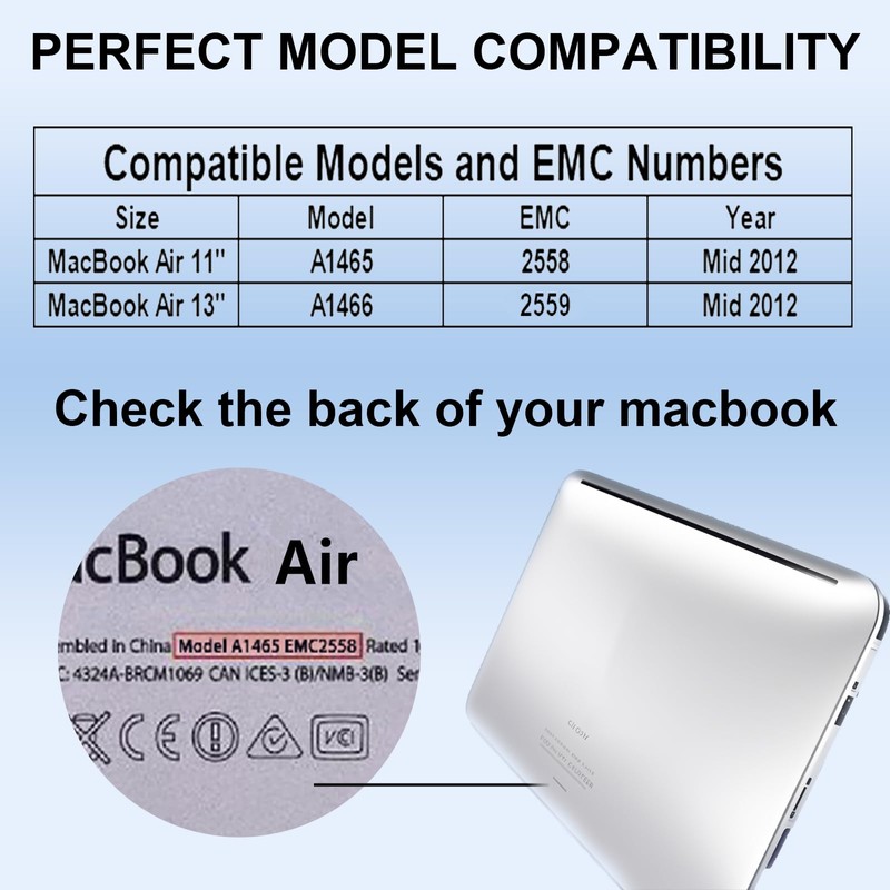 Superpard SSD 1TB Replacement for MacBook Air 2012 A1465(EMC 2558),
