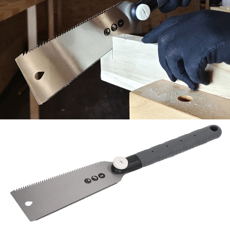 Hand Pull Saw Double Edges Flush Saw SK5 Replaceable Blade