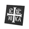 Orthodox Cross ICXC Nika Christogram 2x2 Lasercut Morale Tactical Patch