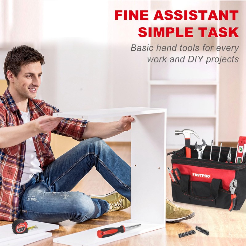 FASTPRO 220-Piece Home Tool Set, Household Repairing Tool Kit with