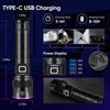UV Flashlight 20W, 5000 mAh High Power 365nm UV Light,