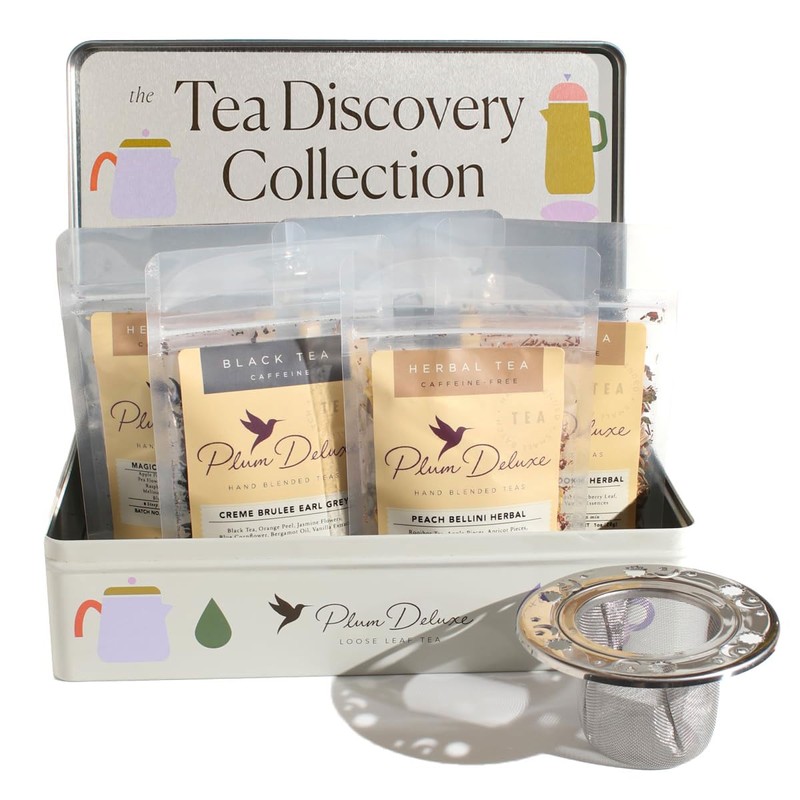Tea Discovery Collection Assorted Tea Gift Set - 5 Hand-Crafted