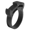 ajile QHC115x20-FBA Double Gripping Plastic Hose Clamps Black Pipe Clamp