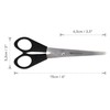 Westcott Lefty Scissors - 6” Black Plastic Handle, Extra-Sharp Stainless