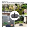 Solar Fountain Low Noise Multi Nozzles Waterproof Floating Fountain for