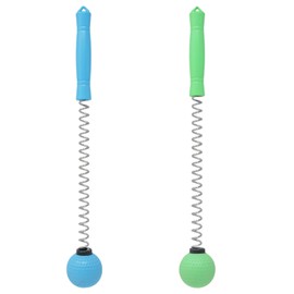 yueton 2PCS Massage Ball Hammer Silicone Spring Massager Golf Massage Hammer Multifunctional Massage Hammer Meridian Tapping Fitness Hammer for Body Massage Equipment