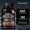 NAD+ Supplement with Resveratrol & Quercetin, Vegan, 120 Softgels, Supports