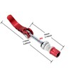 Ruimou 2pcs Aluminum Alloy Bicycle Seatpost Binder Bolt, Red Quick