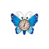Evergreen Butterfly Outdoor Wall Thermometer, Blue