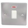 Wall Plate Switch 1‑Gang Light Switch Cover Plate with Indicator