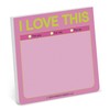 1-Count Knock Knock I Love This Sticky Note Pad, 3
