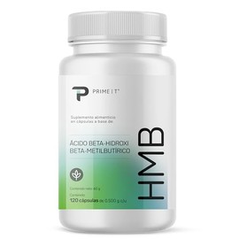 Primetech Nutrition HMB Cápsulas, 120 Porciones Con 500 Mg De Hidroxi Metilbutirato De Alta Calidad Y Pureza Sintetiza La Proteína Para Deportistas Y Adultos Mayores