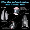 LoveOurHome 600pc Almond Gel x Nail Tips Short Fake Nails