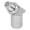 Aramox Adaptador de Sensor de Oxígeno 45° M18x1.5, 2 Unidades,