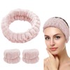 XYTAHDM Stirnband Damen, Elastisches Gesicht Handgelenk Waschband, Damen Spa Haarband