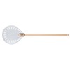 Pizza Shovel with 60cm Removable Wood Handle NonSlip Round Pizza