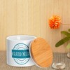 Fabulous Ceramic Jar with Lid Bamboo - Certified Grandmother of