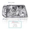Spec-D Tuning Chrome Crystal Headlights + Corner Lights Turn Signal