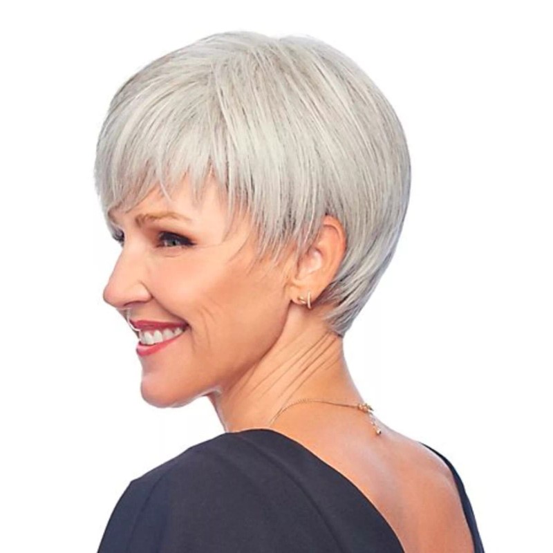 Hairdo Wispy Bang Pixie Cut Wig - Light Grey