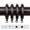 Rod Desyne Decorative 1.75 inch Eyelet Rings - Cocoa
