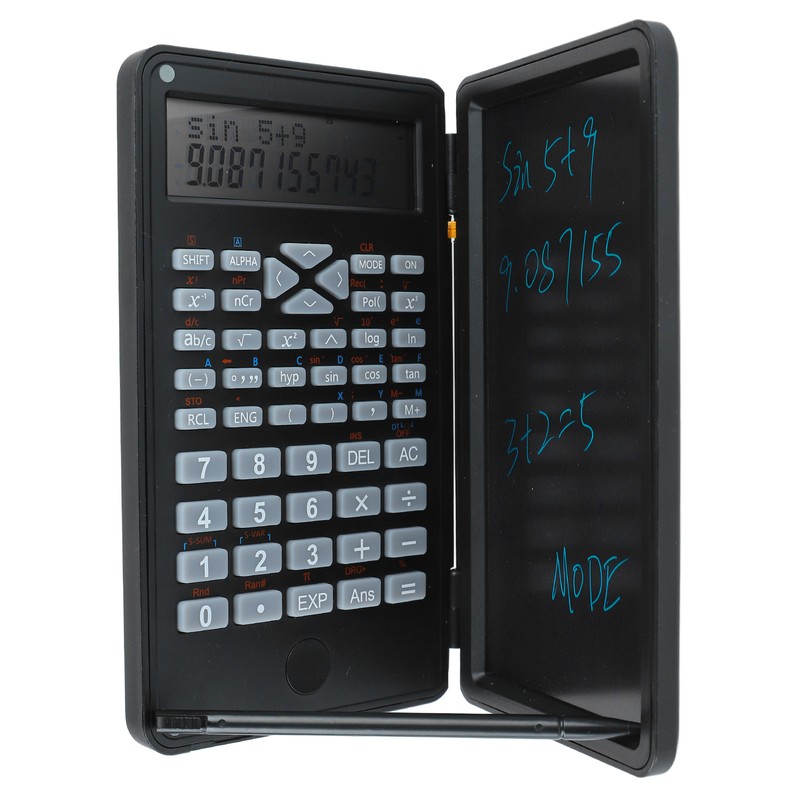 Scientific Calculator Two Row LCD Display Writing Tablet Sensitive Multifunction