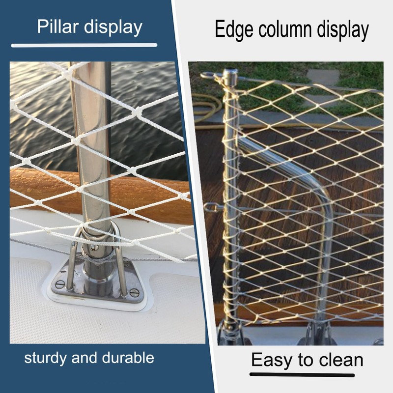 Boat Lifeline Netting,Boats Nettings Length-46 Feet Boat Safety Lifeline Netting,Safe