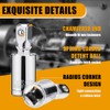 3PCS Universal Joint Socket Set, 1/4” 3/8” 1/2” Drive Swivel