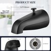 Enhon Tub Spout with Rear Diverter, Bathtub Spout Fitting 1/2-Inch