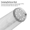 Cylindrical Barbecue Basket Cylinder Grilling Basket for Vegetables Fish Chicken