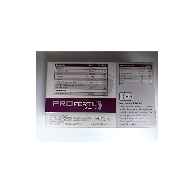 PROfertil Female Preparation for Women with Desire for Children 56CAPS