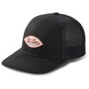 Dakine Surf Script Trucker Cap Hat Black - Cotton Twill