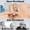 AOOSU Pack of 26 Shields for Hearing Aids, Semi-Open Hearing