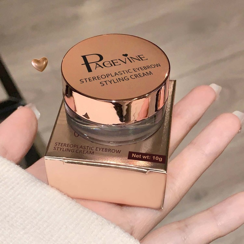 PAGE VINE Eyebrow Styling Soap Wax with Brush Makeup Waterproof