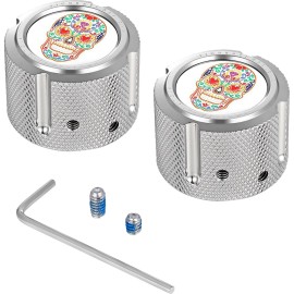 FIGURATI DESIGNS 0214-2818 FD30-FAC-SS Front Axle Nut Cover Axle Nut Cover -