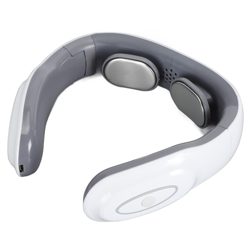 Electric Pulse Neck Massager 6 Modes 9 Strength Foldable Rechargeable