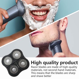 lingsee 4D Shaver Full Replacement Head Fit for S5000 Series S5210 S5380 S5570/33 S5570/43 S5560 S5079 S5082 S5095 S5080 S5081 S5095 S5090 S5082 S5081 S5080 S5079 S5078 S5077