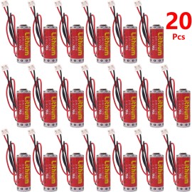 ER10/28 20Pcs 3.6V ER10/28 ER10280 Lithium Battery Mitsubishi FX2NC-32BL Battery w/ Plug