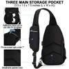 Crossbody Sling Bag, Chest Bag Backpack Daypack Fanny Pack Cross